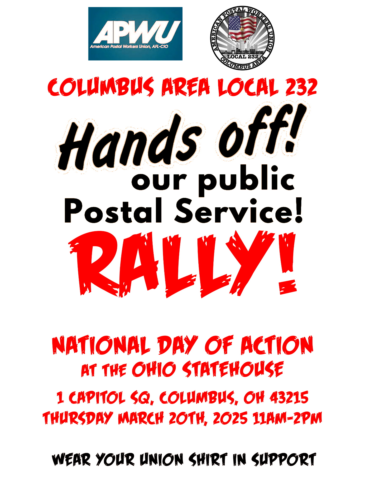 March 20 Nationwide Day of Action