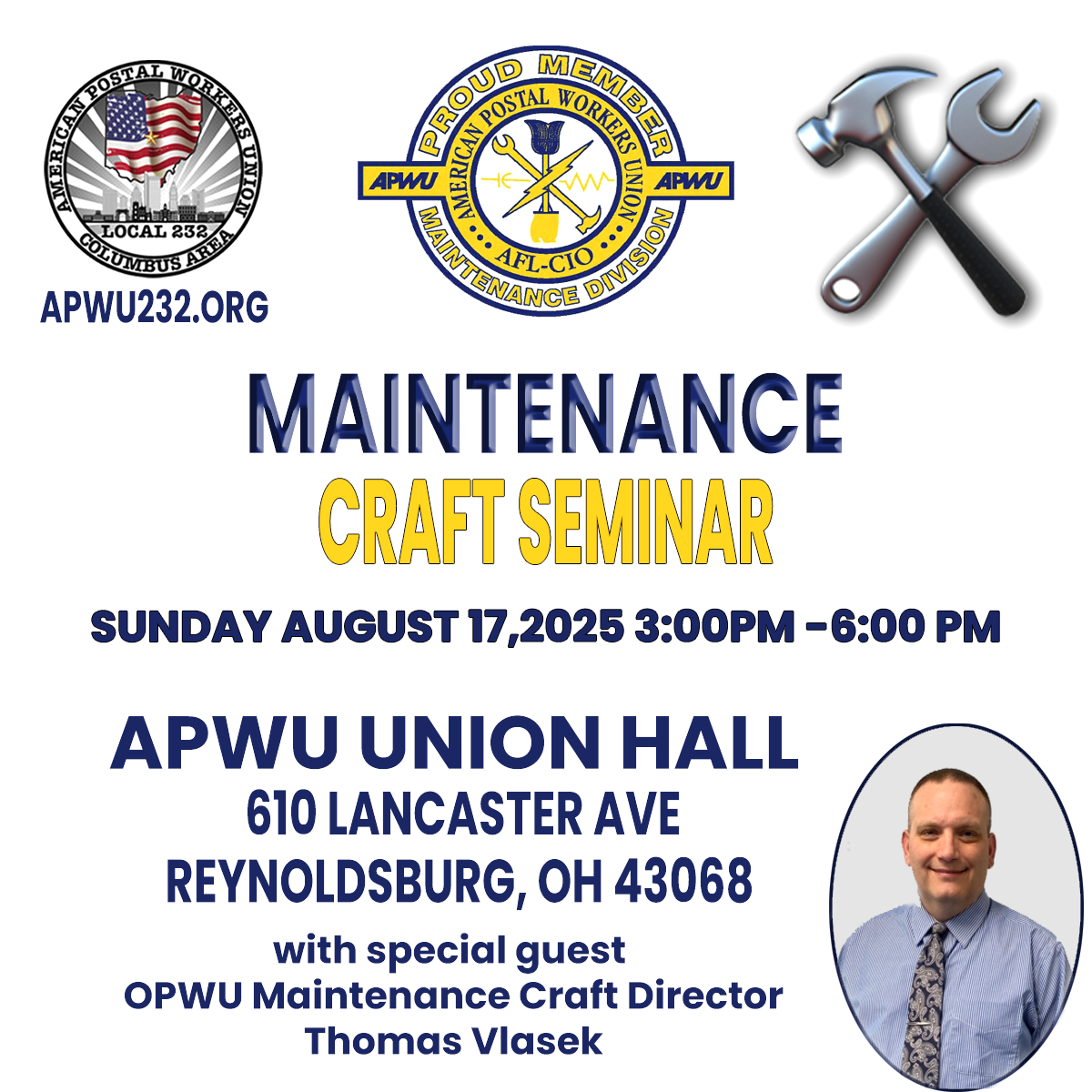 Maintenance Craft Seminar – August 17, 2025