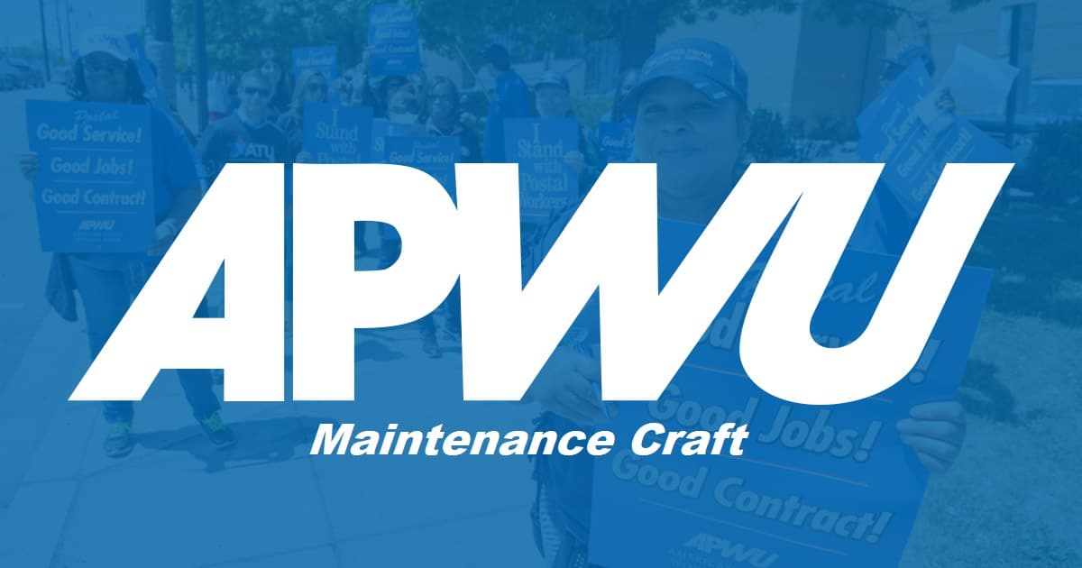 Maintenance: War on APWU Per Diem?